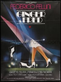 1c621 GINGER & FRED French 1p 1986 directed by Federico Fellini, dancing art by Jouineau Bourduge!