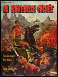 1c657 HIDDEN FORTRESS French 1p 1958 Kurosawa, Jean Mascii art of samurai Toshiro Mifune!