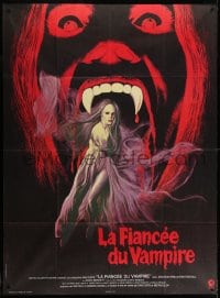 1c668 HOUSE OF DARK SHADOWS French 1p 1971 great completely different vampire art by Bussenko!