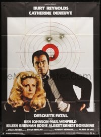 1c672 HUSTLE French 1p 1976 Robert Aldrich, Burt Reynolds & sexy Catherine Deneuve by target!