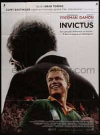 1c686 INVICTUS French 1p 1910 Morgan Freeman as Nelson Mandela, Matt Damon, rugby!