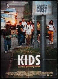 1c707 KIDS French 1p 1995 written by Harmony Korine, directed by Larry Clark, teen AIDS!