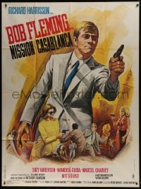 1c711 KILLERS ARE CHALLENGED French 1p 1966 Mascii art of spy Richard Harrison, Mission Casablanca!