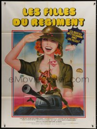 1c727 LES FILLES DU REGIMENT French 1p 1978 Claude Bernard-Aubert, great Landi art of sexy soldiers