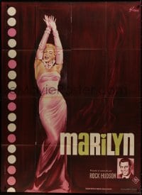 1c760 MARILYN French 1p 1963 sexy full-length art of young Monroe by Boris Grinsson!