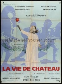 1c769 MATTER OF RESISTANCE French 1p 1966 La Vie de Chateau, Tevlun art of Catherine Deneuve!