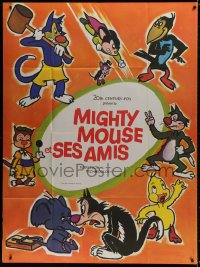 1c773 MIGHTY MOUSE ET SES AMIS French 1p 1970s great cartoon art of Paul Terry's best creations!