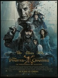 1c822 PIRATES OF THE CARIBBEAN: DEAD MEN TELL NO TALES advance French 1p 2017 Johnny Depp, Rush