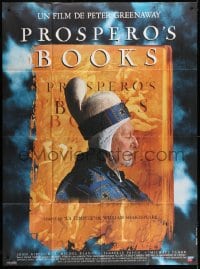 1c839 PROSPERO'S BOOKS French 1p 1991 Peter Greenaway, John Gielgud, from Shakespeare's Tempest!