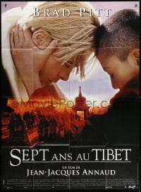 1c887 SEVEN YEARS IN TIBET French 1p 1997 Brad Pitt as Harrer, directed by Jean-Jacques Annaud