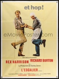 1c915 STAIRCASE French 1p 1969 Stanley Donen, Rex Harrison & Richard Burton in a sad gay story!