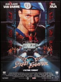 1c921 STREET FIGHTER French 1p 1994 Jean-Claude Van Damme, based on the Capcom arcade game!