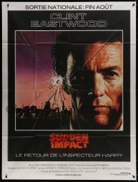 1c924 SUDDEN IMPACT French 1p 1983 Clint Eastwood is at it again as Dirty Harry, great image!