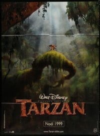 1c936 TARZAN teaser French 1p 1999 cool Walt Disney jungle cartoon, cool different far image!
