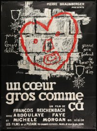 1c965 UN COEUR GROS COMME CA French 1p 1965 boxing documentary directed by Francois Reichenbach!