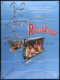 1c985 WHO FRAMED ROGER RABBIT French 1p 1988 Robert Zemeckis, Bob Hoskins, cartoon/live action!