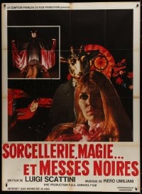 1c987 WITCHCRAFT '70 French 1p 1970 Italian horror, different image of woman & goat demon!