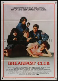 1c203 BREAKFAST CLUB Italian 1p 1985 John Hughes, Estevez, Molly Ringwald, Judd Nelson, classic