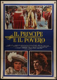 1c222 CROSSED SWORDS Italian 1p 1977 Mark Lester, Prince & the Pauper, different images!