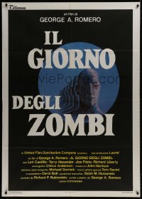 1c226 DAY OF THE DEAD Italian 1p 1986 George Romero's Night of the Living Dead zombie horror sequel!