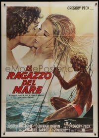 1c237 DOVE Italian 1p 1975 Joseph Bottoms & Deborah Raffin sail around the world, different!