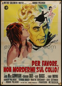 1c252 FEARLESS VAMPIRE KILLERS Italian 1p R1970s Polanski, different art of vampire & Sharon Tate!