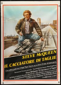 1c279 HUNTER Italian 1p 1980 different Enzo Sciotti art of bounty hunter Steve McQueen!