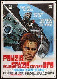 1c432 WAR OF THE PLANETS Italian 1p R1970s completely different Crovato art of Franco Nero!