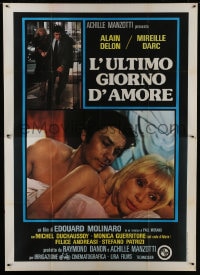 1c111 HURRIED MAN Italian 2p 1977 Edouard Molinaro's L'Homme Presse, Alain Delon & Mireille Darc!
