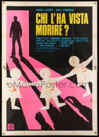 1c178 WHO SAW HER DIE Italian 2p 1972 Chi l'ha vista morire?, disturbing violent art by Nistri!