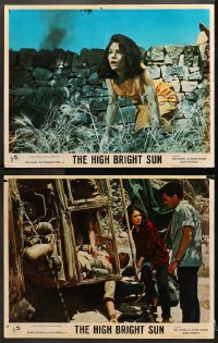 1d870 HIGH BRIGHT SUN 2 English LCs 1964 McGuire Go Home, Dirk Bogarde, Susan Strasberg!