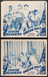 1d931 REFORM SCHOOL 2 LCs R1940s Toddy Pictures, Harlem's Tuff Kids in Prison Bait!