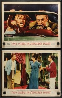 1d984 TWO WEEKS IN ANOTHER TOWN 2 LCs 1962 Kirk Douglas & sexy Cyd Charisse, Edward G. Robinson!