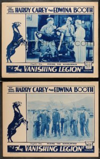 1d987 VANISHING LEGION 2 chapter 10 LCs 1931 Harry Carey, Rex King of Wild Horses, Riding the Whirlwind