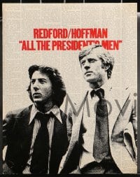 1d001 ALL THE PRESIDENT'S MEN 15 color 11x14 stills 1976 Hoffman & Redford as Woodward & Bernstein!