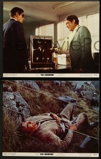 1d080 CHAIRMAN 8 color 11x14 stills 1969 Intelligence can't keep Gregory Peck alive much longer!