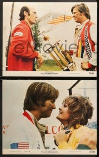 1d169 LAST AMERICAN HERO 8 color 11x14 stills 1973 Jeff Bridges, sexy Valerie Perrine, car racing!