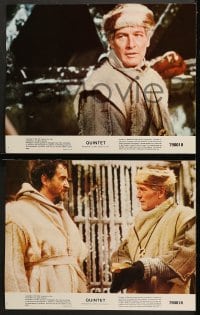 1d241 QUINTET 8 color 11x14 stills 1979 Paul Newman against the world, Robert Altman directed sci-fi