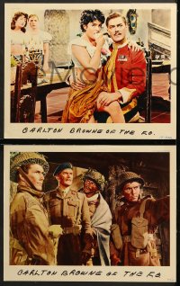1d075 CARLTON-BROWNE OF THE F.O. 8 English LCs 1959 great images of wacky Terry-Thomas and cast!