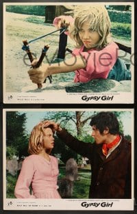 1d471 GYPSY GIRL 6 English LCs 1966 Hayley Mills & Ian McShane, John Mills, Sky West & Crooked!