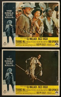 1d025 ACE HIGH 8 LCs 1969 Eli Wallach, Terence Hill, Brock Peters, spaghetti western!