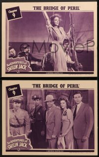 1d716 ADVENTURES OF SMILIN' JACK 3 chapter 9 LCs 1942 Tom Brown, Keye Luke, The Bridge of Peril!