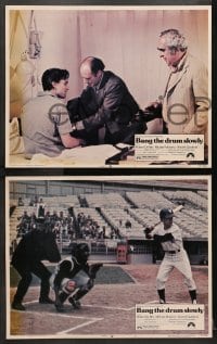 1d044 BANG THE DRUM SLOWLY 8 LCs 1973 images of Robert De Niro, New York Yankees baseball!