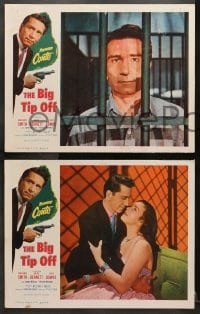 1d622 BIG TIP OFF 4 LCs 1955 Richard Conte knows everything the underworld does, film noir!