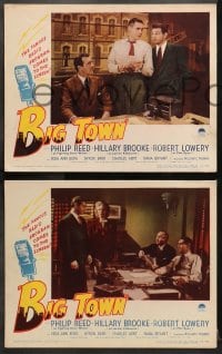 1d623 BIG TOWN 4 LCs 1946 Philip Reed, Hillary Brooke & lots of police officers!