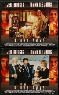 1d060 BLOWN AWAY 8 LCs 1994 Jeff Bridges, Tommy Lee Jones, Lloyd Bridges, Forest Whitaker!
