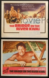 1d066 BRIDGE ON THE RIVER KWAI 8 LCs R1963 William Holden, Alec Guinness, David Lean classic!