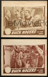 1d362 BUCK ROGERS 7 LCs R1940s great images of Buster Crabbe, classic Universal sci-fi serial!