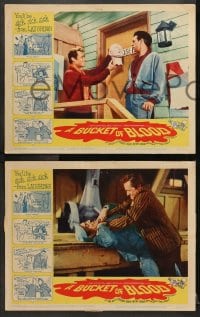 1d541 BUCKET OF BLOOD 5 LCs 1959 Roger Corman wacky horror comedy will make you sick from laughing!