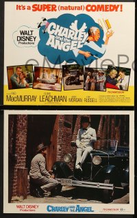 1d546 CHARLEY & THE ANGEL 5 LCs 1973 Disney, Fred MacMurray, Cloris Leachman, supernatural comedy!